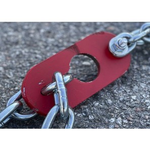 GUMMISLODD 2000mm MED TANNET REGULERBART STÅL